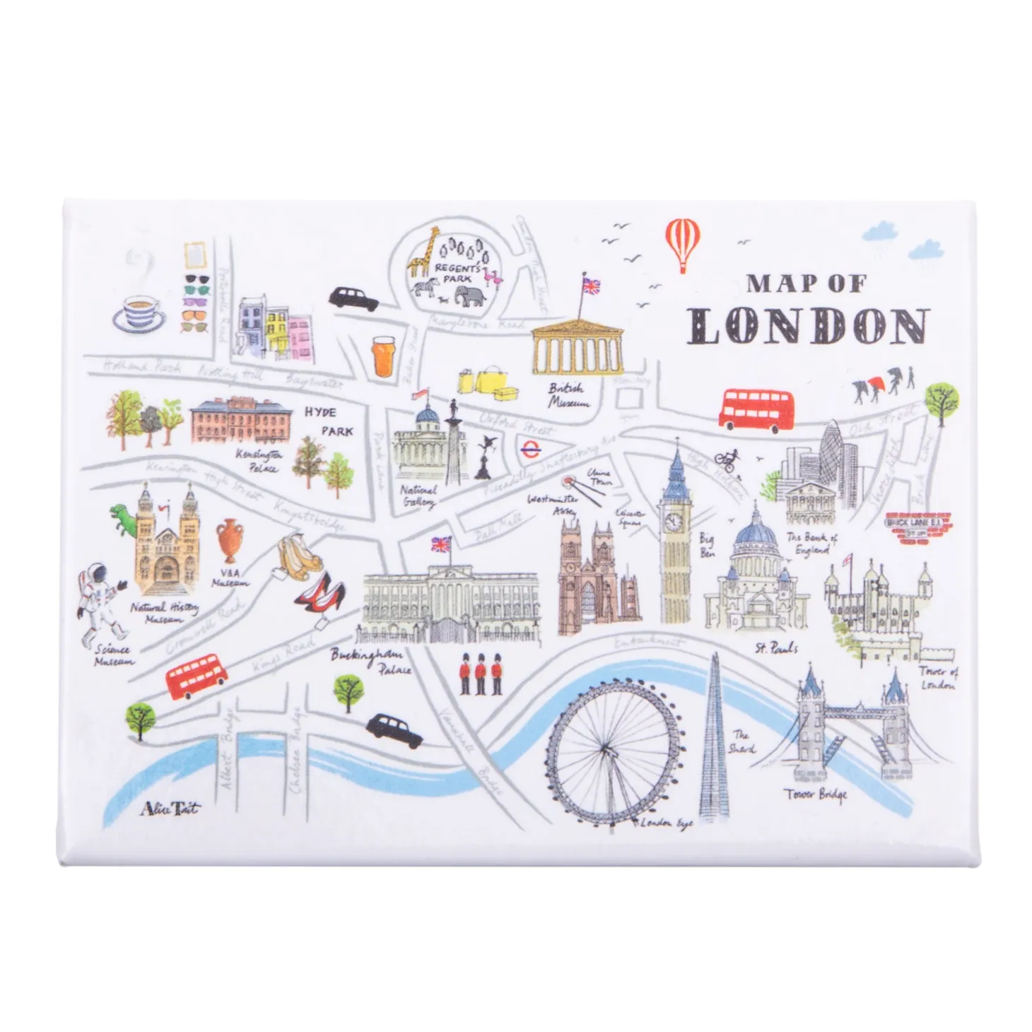 alice_tait_london_magnet_0.webp Sale London Magnet Magnets | Fridge Magnets