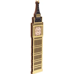 Sale Gold Big Ben Hanging Wooden Decoration Christmas Decorations | Christmas Decorations