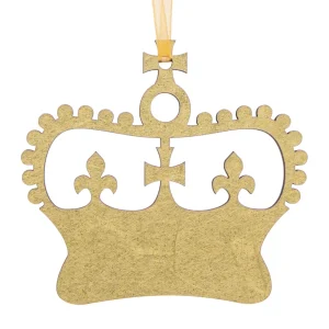 Online Artcuts Gold Crown Decoration Christmas Decorations | Christmas Decorations