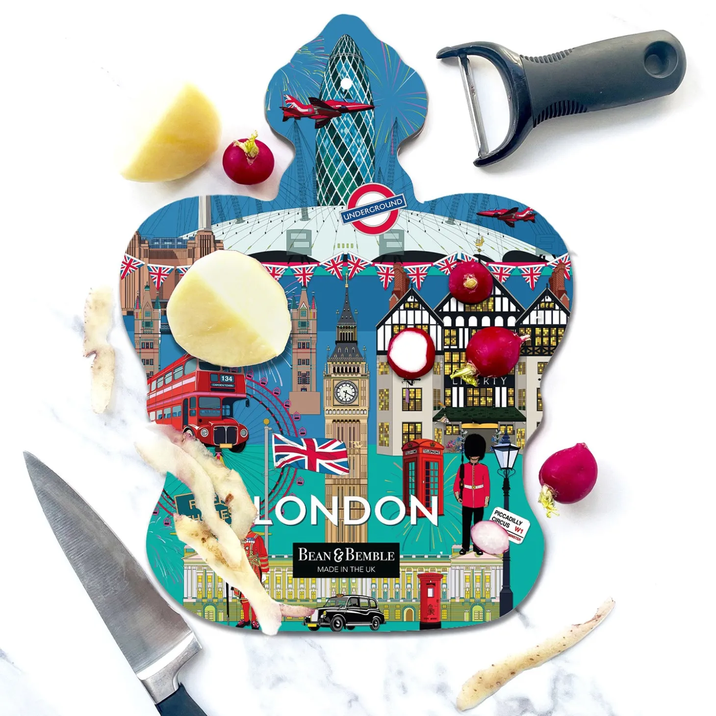 bean_amp_bemble_london_city_crown_shaped_cheeseboard_2.webp New Bean & Bemble London City Crown Shaped Cheeseboard London Gifts