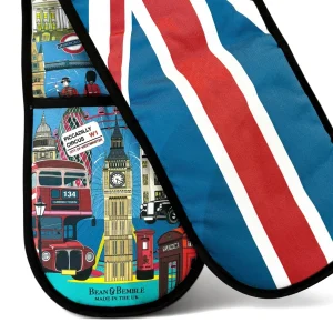Flash Sale Bean & Bemble London City Oven Gloves Tea Towels | London Gifts