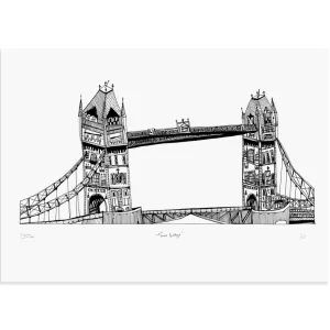 Sale Tower Bridge A3 Print Prints & Posters | Tower Bridge Gifts
