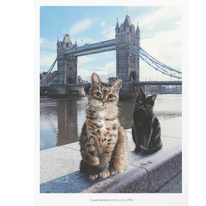 Outlet Cats At Tower Bridge Print Prints & Posters | Tower Bridge Gifts