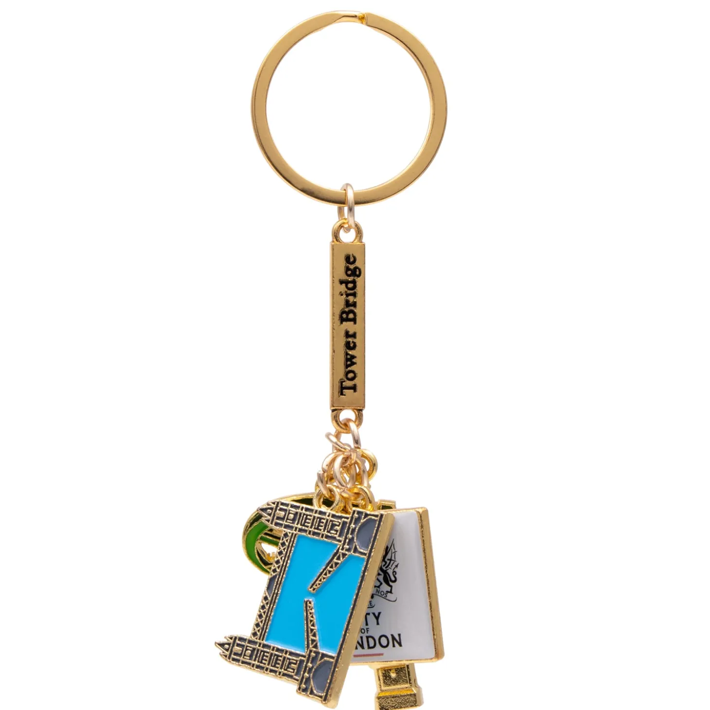 city_of_london__charm_keyring_1.webp Best Sale City Of London 4 Charm Keyring Keyrings | Tower Bridge Gifts