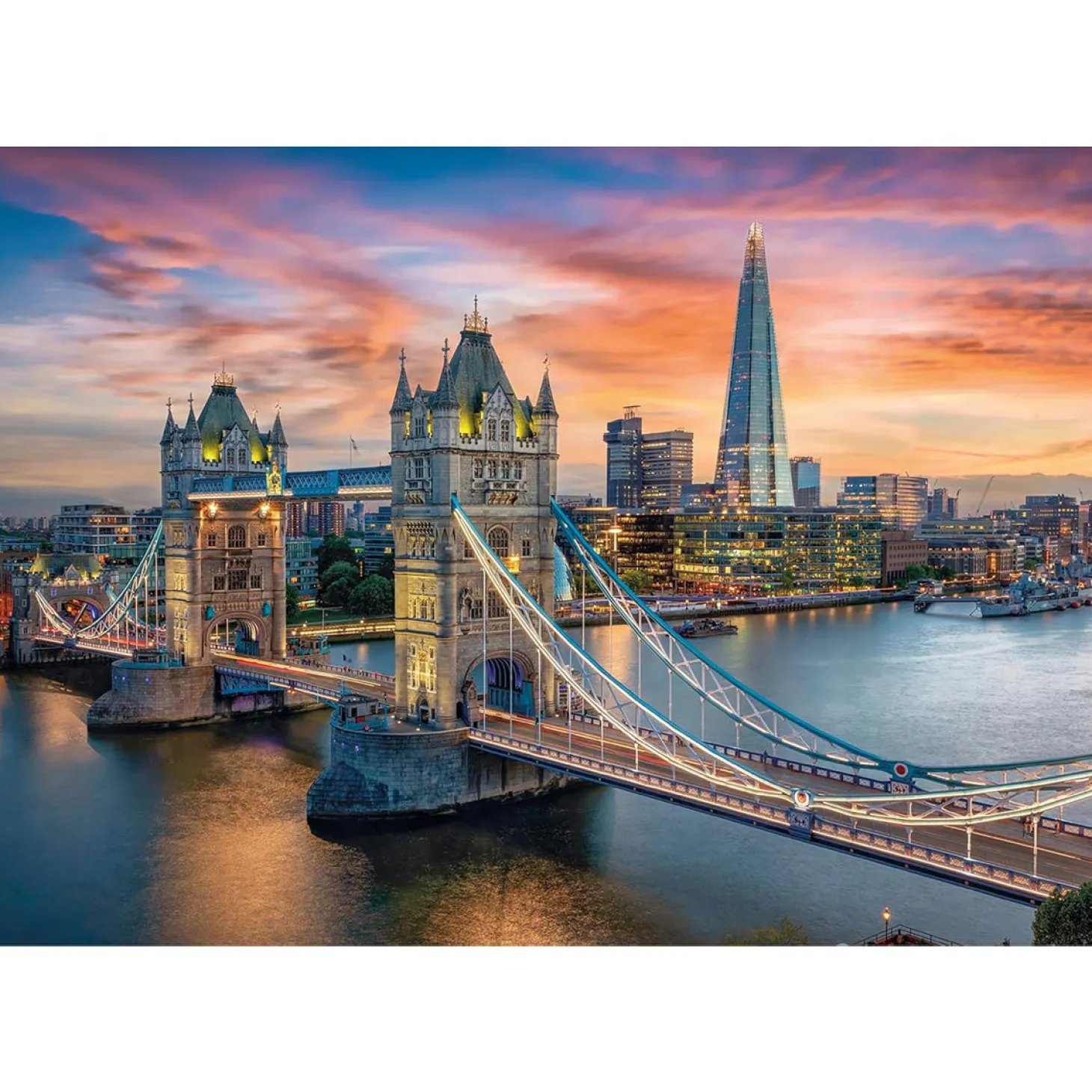 clementoni_london_twilight__piece_puzzle_1.webp Fashion London Twilight 1500 Piece Puzzle Kids Tower Bridge Toys & Games | Tower Bridge Gifts