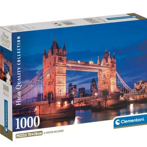 Shop Tower Bridge at Night 1000 Piece Puzzle Kids Tower Bridge Toys & Games | Tower Bridge Gifts