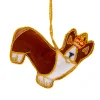 Cheap Corgi Dog Stitched Christmas Decoration Christmas Decorations | Christmas Decorations