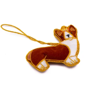 Cheap Corgi Dog Stitched Christmas Decoration Christmas Decorations | Christmas Decorations