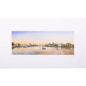Sale Ed Bucknall Tower Bridge Panoramic Giclee Print Prints & Posters | Tower Bridge Gifts