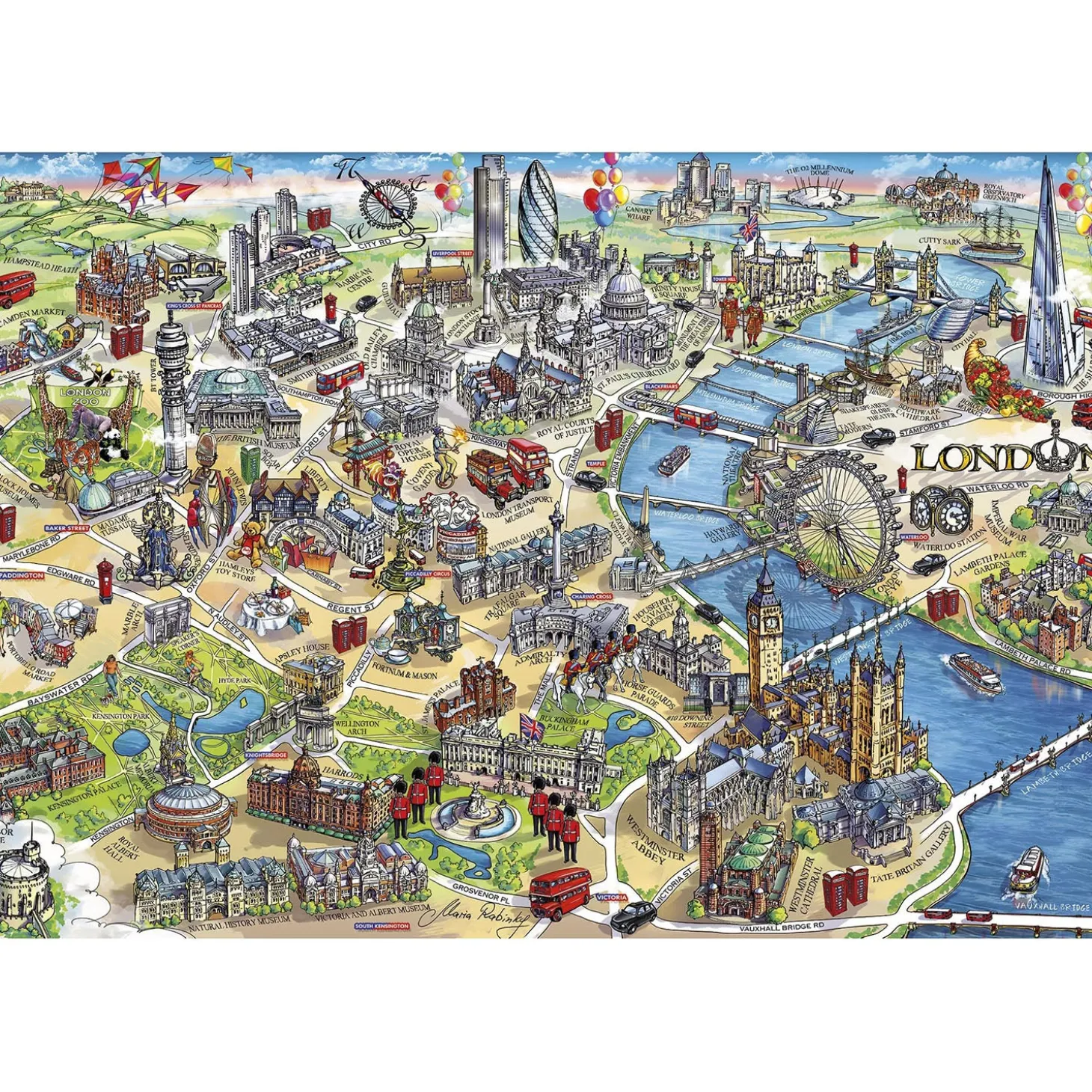 gibsons_london_landmarks__piece_puzzle_1-1.webp Outlet Gibsons London Landmarks 500 Piece Puzzle Kids Models And Puzzles | Toys