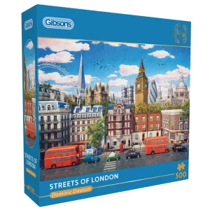 Cheap Gibsons Streets Of London 500 Piece Jigsaw Puzzle Kids Models And Puzzles | Toys