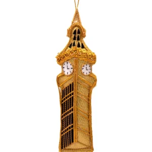 Best Gold Big Ben Stitched Christmas Decoration Christmas Decorations | Christmas Decorations