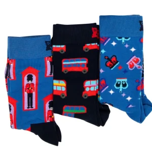 Fashion London Union Jack Gift Box Socks | Clothing