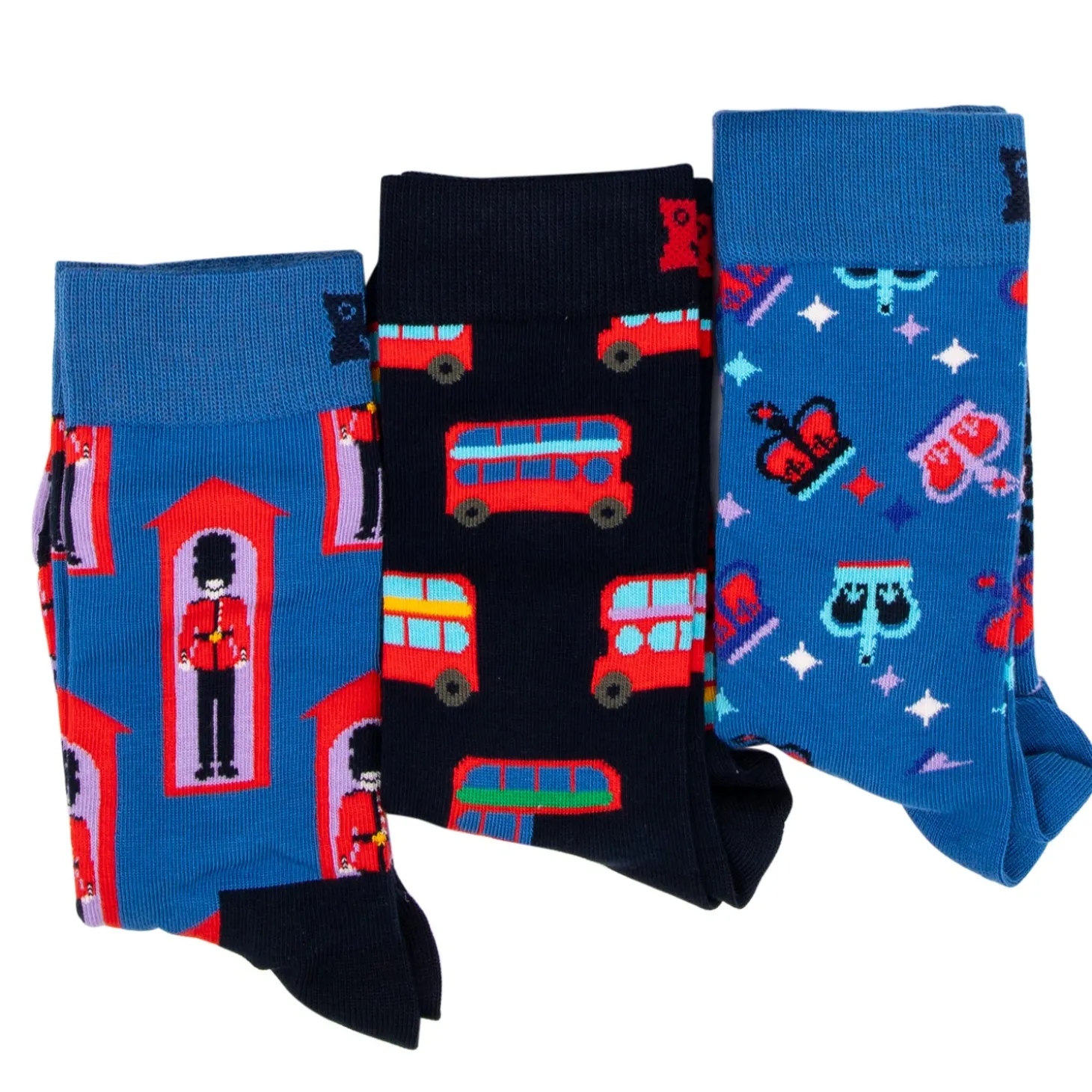 happy_socks_london_union_jack_gift_box_1.webp Fashion London Union Jack Gift Box Socks | Clothing