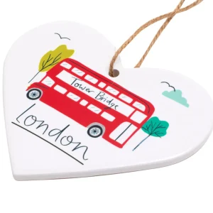 Best London Bus Ceramic Christmas Decoration Christmas Decorations | Christmas Decorations