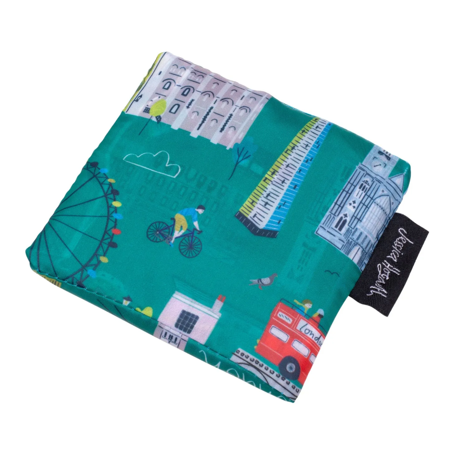 jessica_hogarth_london_skyline_foldaway_tote_bag_1.webp Outlet London Skyline Foldaway Tote Bag Bags | London Gifts