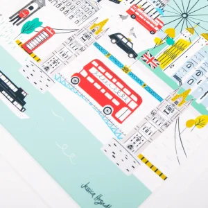 Fashion London Skyline Small Print 10" x 12" Prints & Posters | London Gifts