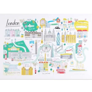 Hot Map A3 Print Prints & Posters