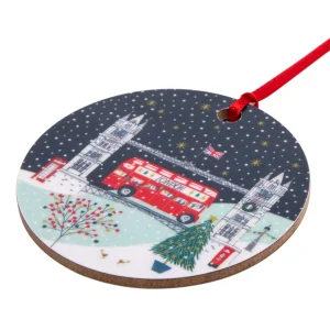 Best Sale Jessica Hogarth Tower Bridge Hanging Christmas Decoration Christmas Decorations | Christmas Decorations