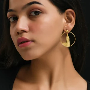 Cheap Big Ben Hoop Earrings - Large Jewellery & Pins | Luxury Gifts