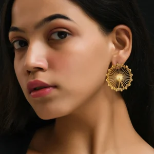 New London Eye Hoop Earrings - Large Jewellery & Pins | Luxury Gifts