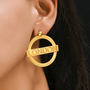 Cheap London Underground Hoop Earrings - Large Jewellery & Pins | Luxury Gifts