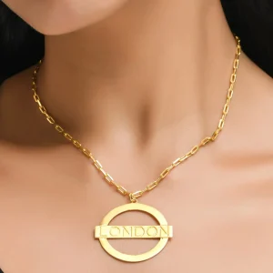 Clearance London Underground Pendant Necklace - Large Jewellery & Pins | Luxury Gifts