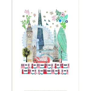 Shop London Skyline A4 Print Prints & Posters | London Gifts