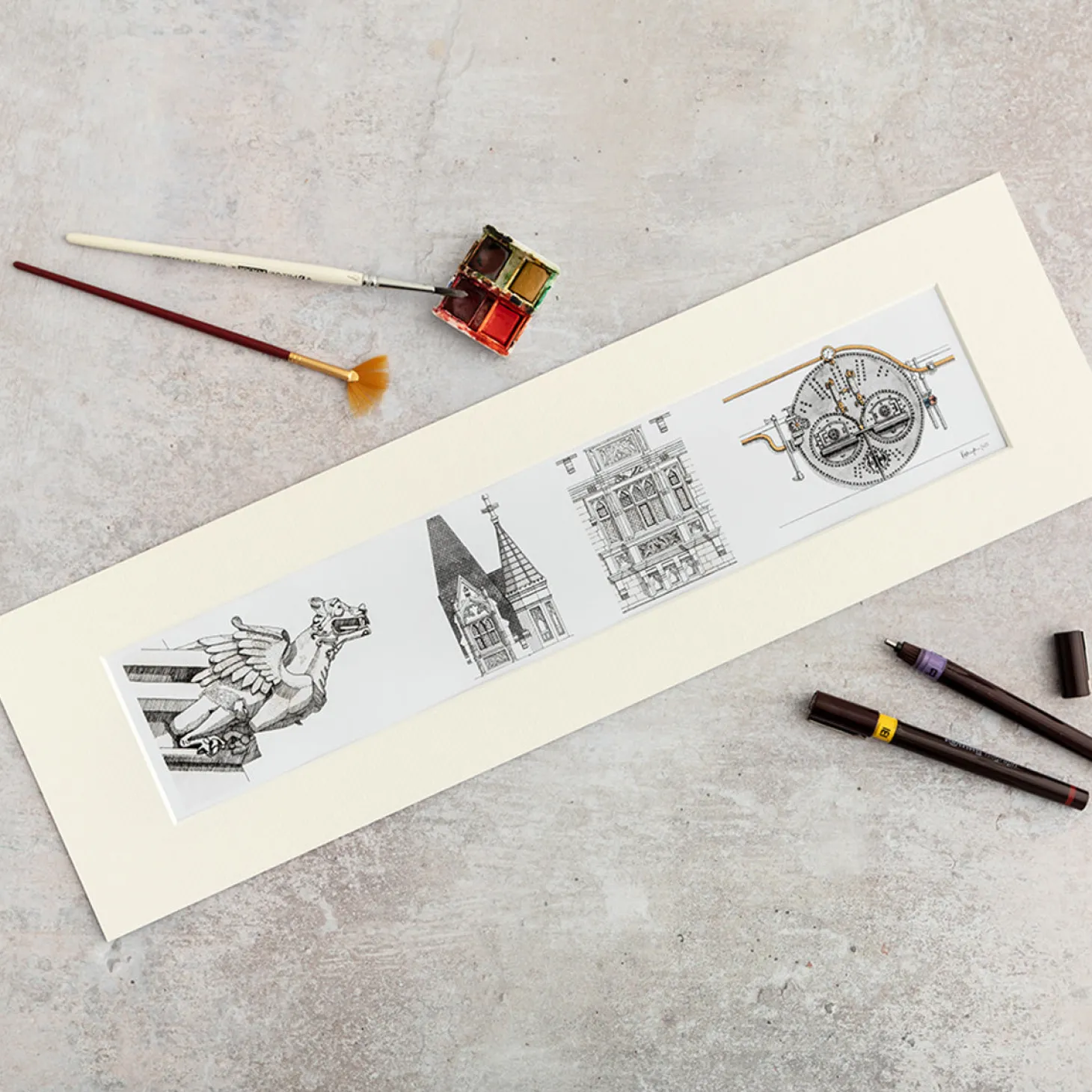 katherine_jones_tower_bridge_architectural_details_print___x__inches_0-1.webp Clearance Tower Bridge Architectural Details Print - 20 x 6 Inches Prints & Posters | Luxury Gifts