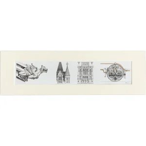 Clearance Tower Bridge Architectural Details Print - 20 x 6 Inches Prints & Posters | Luxury Gifts