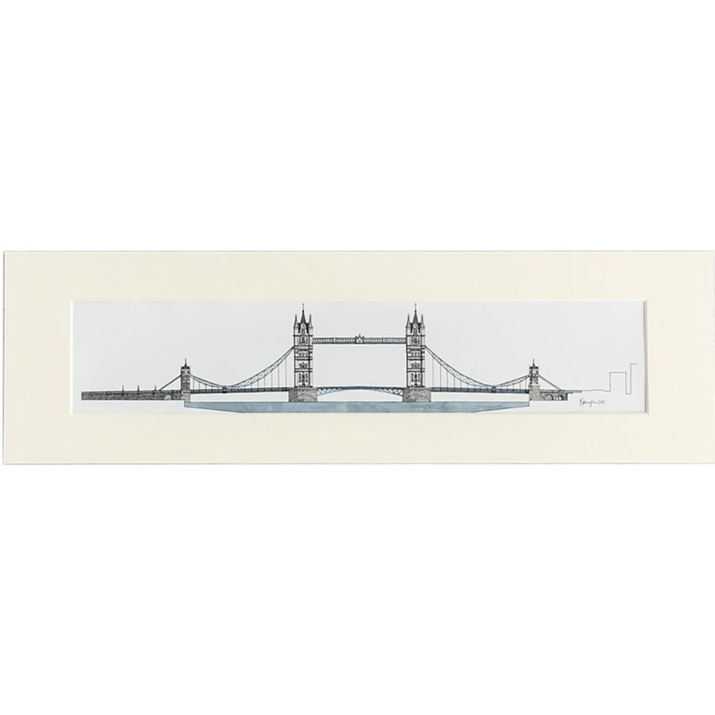 katherine_jones_tower_bridge_print___x__inches_1.webp Hot Tower Bridge Print - 20 x 6 Inches Prints & Posters | Luxury Gifts