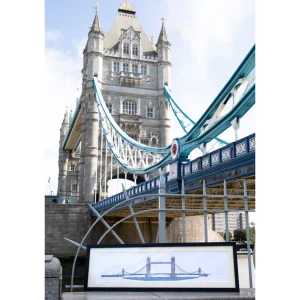 Sale Tower Bridge Print - Limited & Signed - 36 x 7.5 Inches - Rolled in Tube Prints & Posters | Luxury Gifts