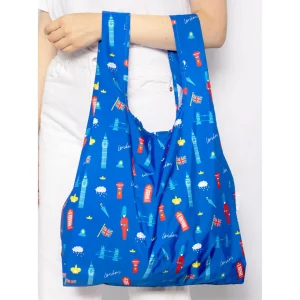 Hot Reusable Foldaway Tote - London Bags | Eco-friendly Gifts