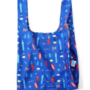 Hot Reusable Foldaway Tote - London Bags | Eco-friendly Gifts