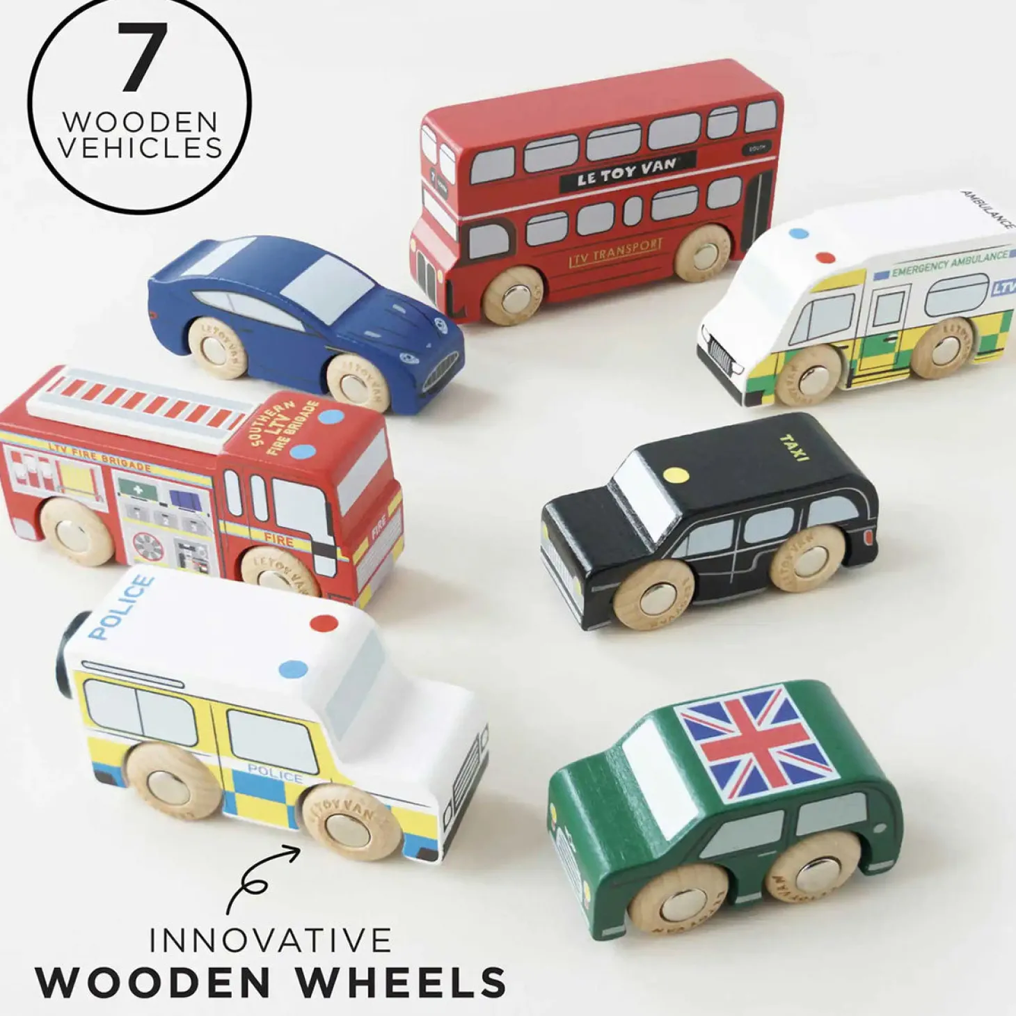 le_toy_van_london_car_set_wooden_toys_1.webp Best London Car Set Wooden Toys Kids Toys | Toys & Games