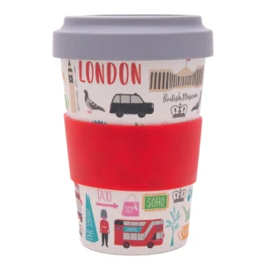Sale London Adventures Bamboo Travel Cup by Mugs | Eco-friendly Gifts
