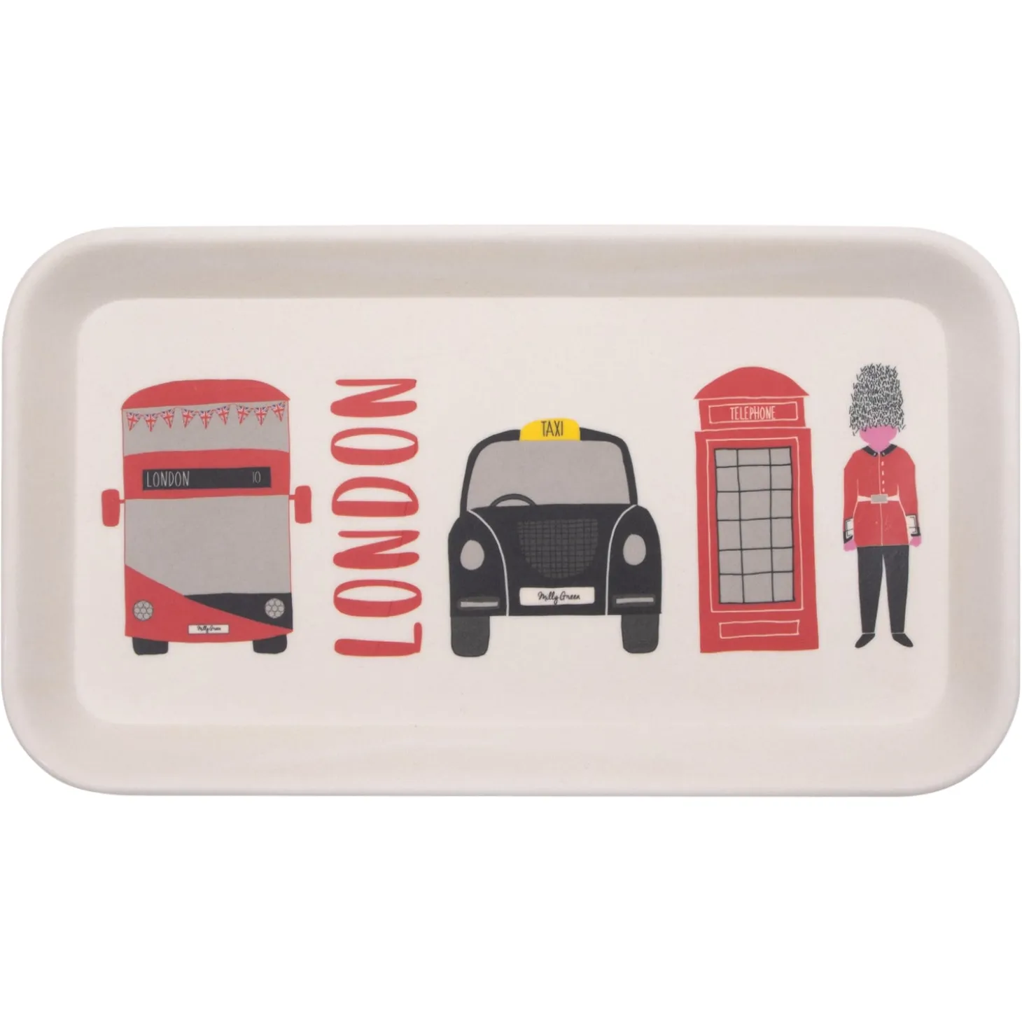london_adventures_bamboo_tray_by_milly_green_0.webp Online London Adventures Bamboo Tray by Eco-friendly Gifts | London Gifts