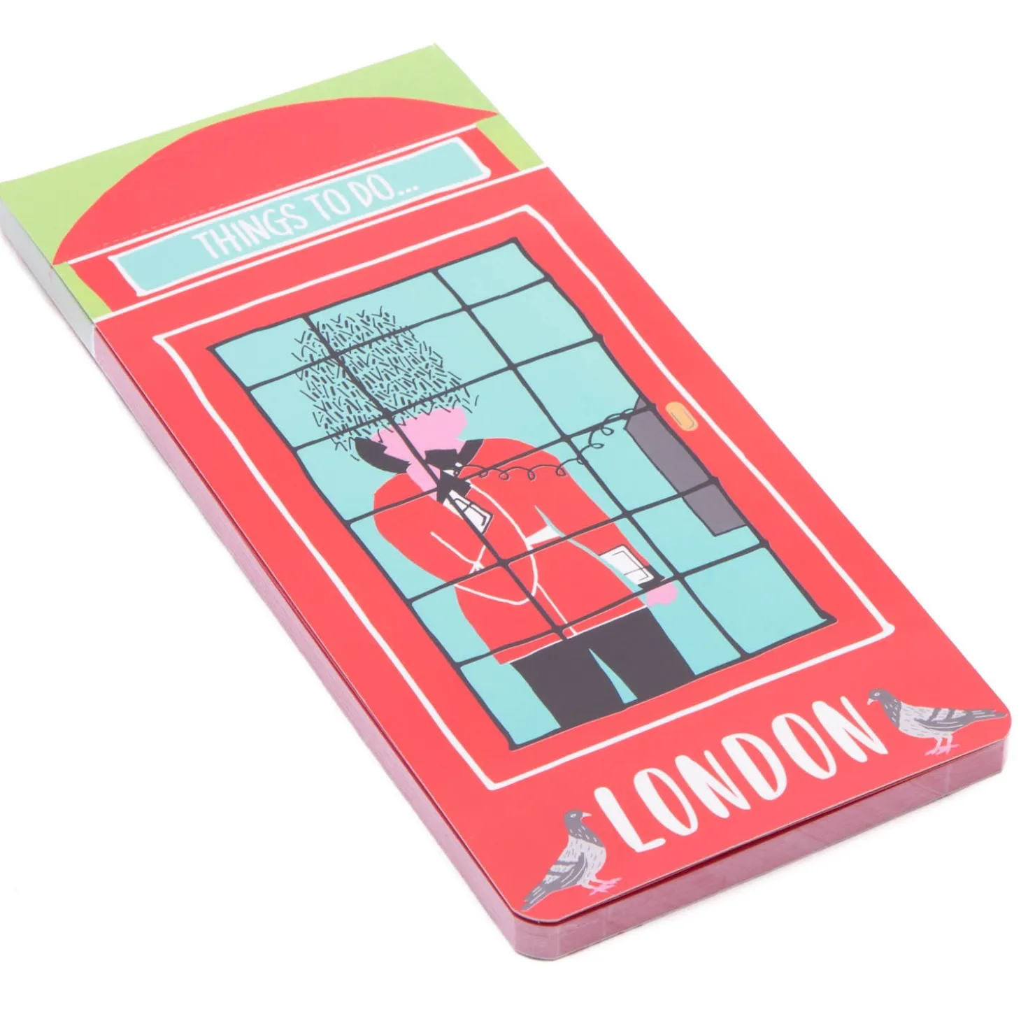 Hot London Adventures Magnetic To Do List Notepad by Office & Stationery | London Gifts