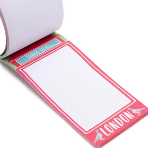 Hot London Adventures Magnetic To Do List Notepad by Office & Stationery | London Gifts