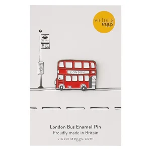 Online London Bus Enamel Pin Badge by Jewellery & Pins | London Gifts