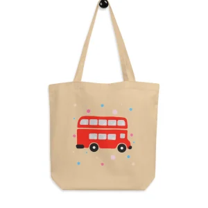 Store London Doodles - Bus - Eco Tote Bag Bags | London Gifts