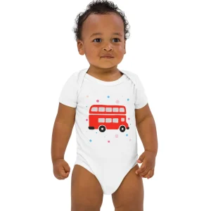 Best Sale London Doodles - Bus - Organic Cotton Baby Bodysuit Kids Clothing | Children & Baby Clothing