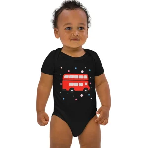 Best Sale London Doodles - Bus - Organic Cotton Baby Bodysuit Kids Clothing | Children & Baby Clothing