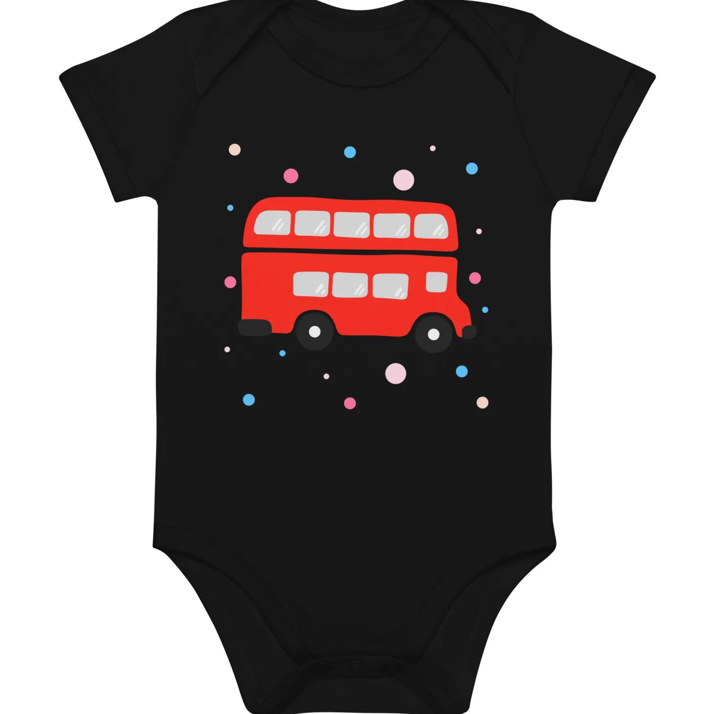 london_doodles__bus__organic_cotton_baby_bodysuit_3.webp Best Sale London Doodles - Bus - Organic Cotton Baby Bodysuit Kids Clothing | Children & Baby Clothing