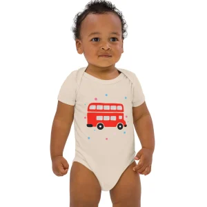 Best Sale London Doodles - Bus - Organic Cotton Baby Bodysuit Kids Clothing | Children & Baby Clothing