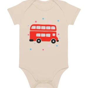 Best Sale London Doodles - Bus - Organic Cotton Baby Bodysuit Kids Clothing | Children & Baby Clothing