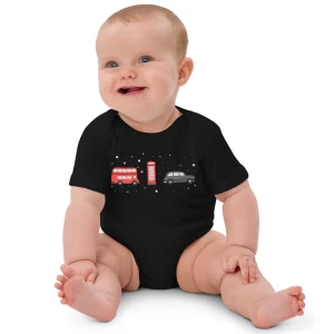 Flash Sale London Doodles - Bus / Phone / Taxi - Organic Cotton Baby Bodysuit Kids Clothing | Children & Baby Clothing