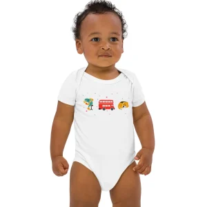 Cheap London Doodles - Fish & Chips / Bus / Corgi - Organic Cotton Baby Bodysuit Kids Clothing | Children & Baby Clothing