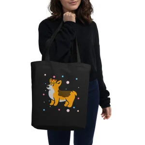 Store London Doodles - Royal Corgi - Eco Tote Bag Bags | London Gifts