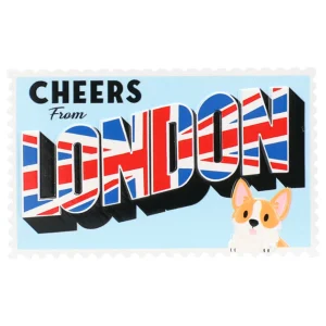 Sale London Postcard Hanging Christmas Decoration Christmas Decorations | Christmas Decorations